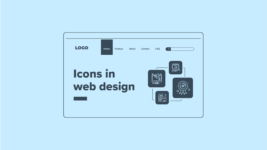 The importance of icons in web design
